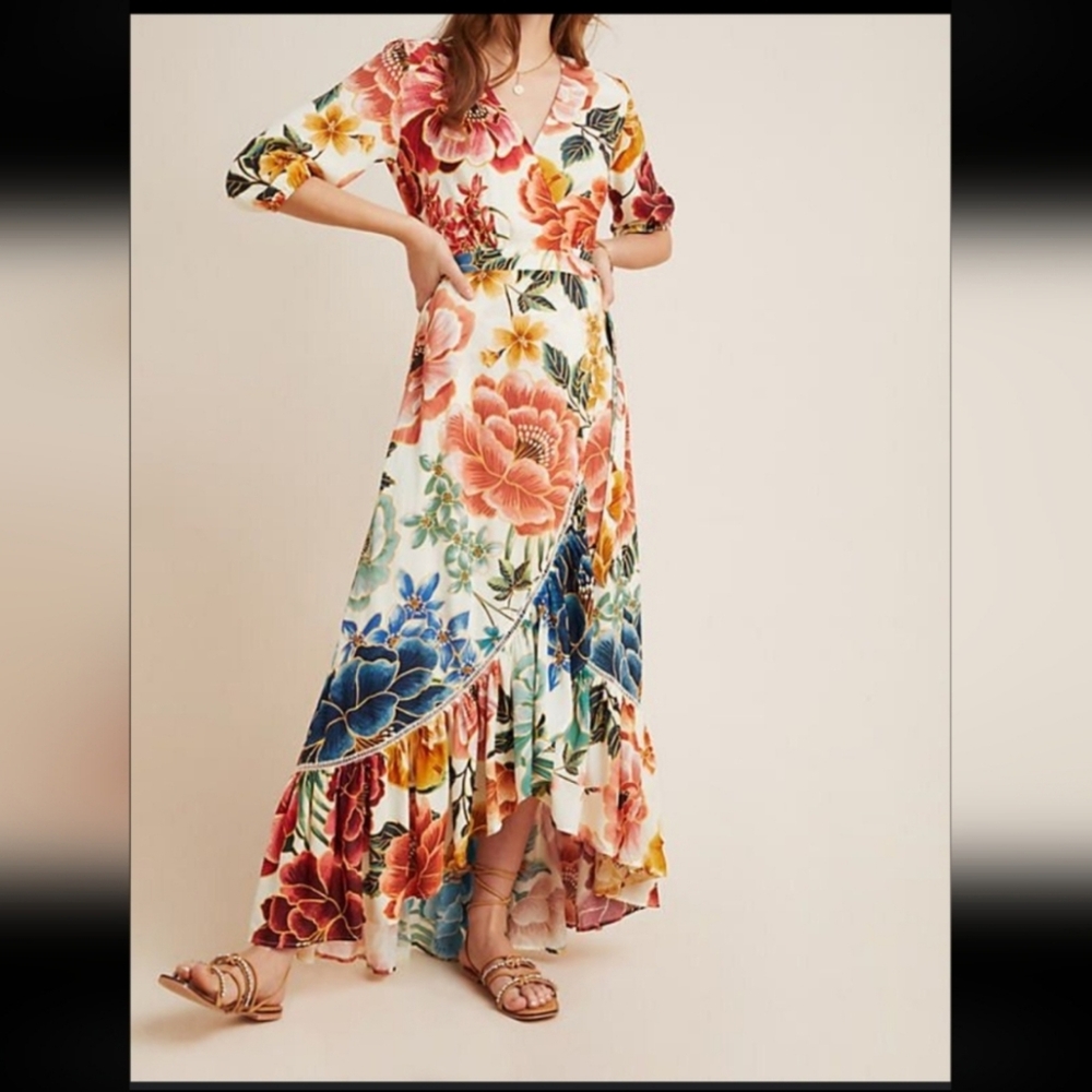 Floral Multicolor Maxi Dress